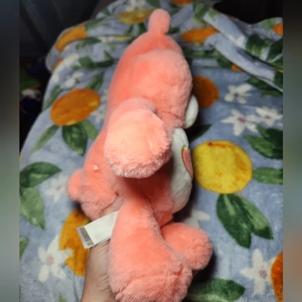 Care Bears Love-a-lot Bear Plush Toy Bright Pink Heart Tummy 10" - Picture 12 of 14